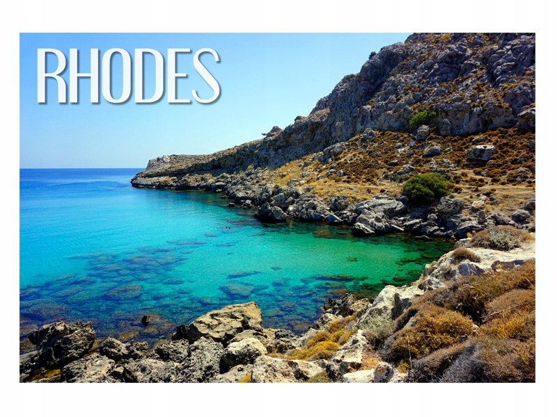 

Rodos - Panorama - Wybrzeże - Magnes na lodówkę
