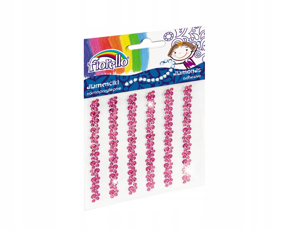 

Diamenciki Samoprzylepne Fiorello GR-DS05 Rożowe