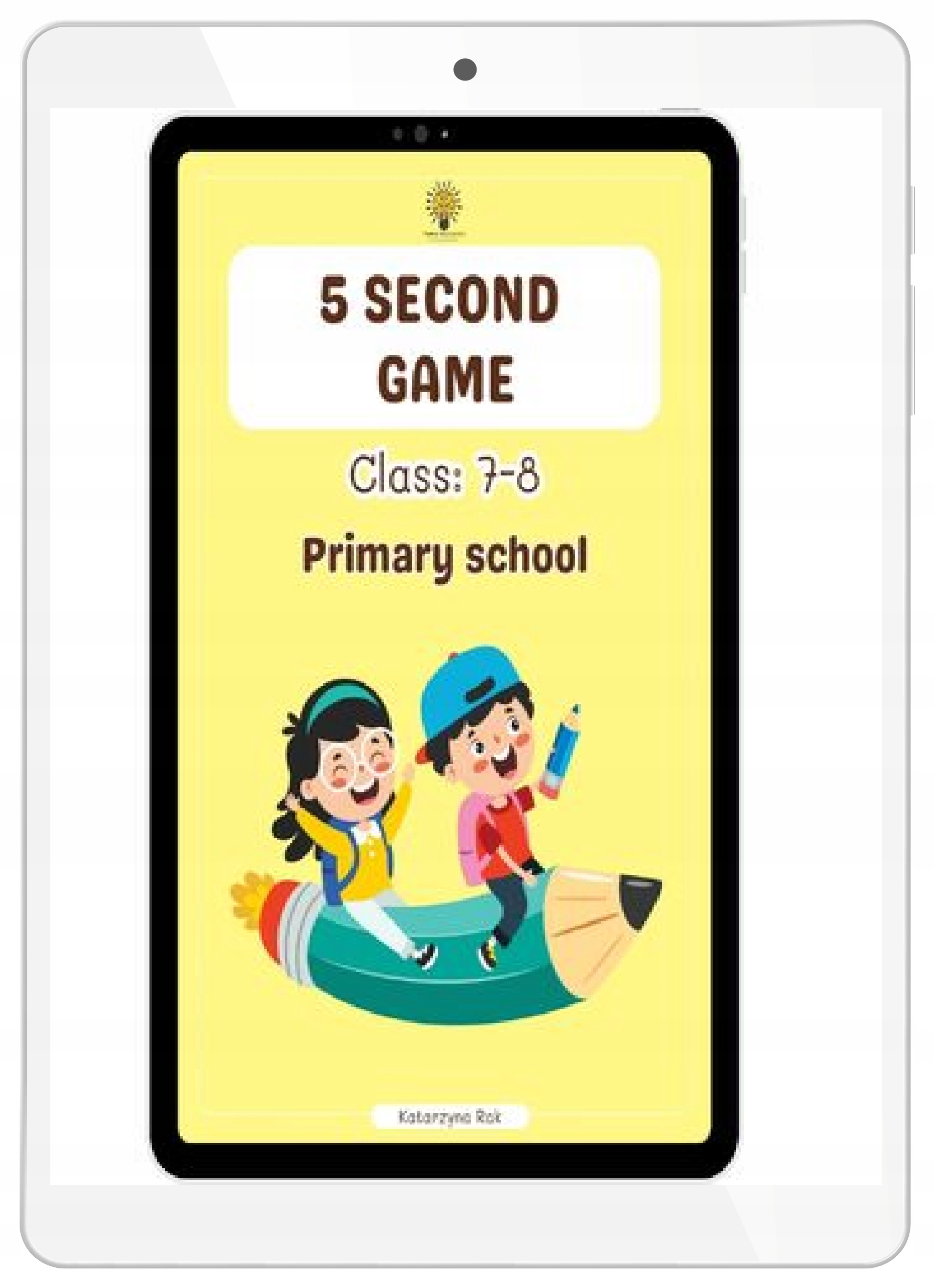 5 Second game. Class: 7-8. Primary school