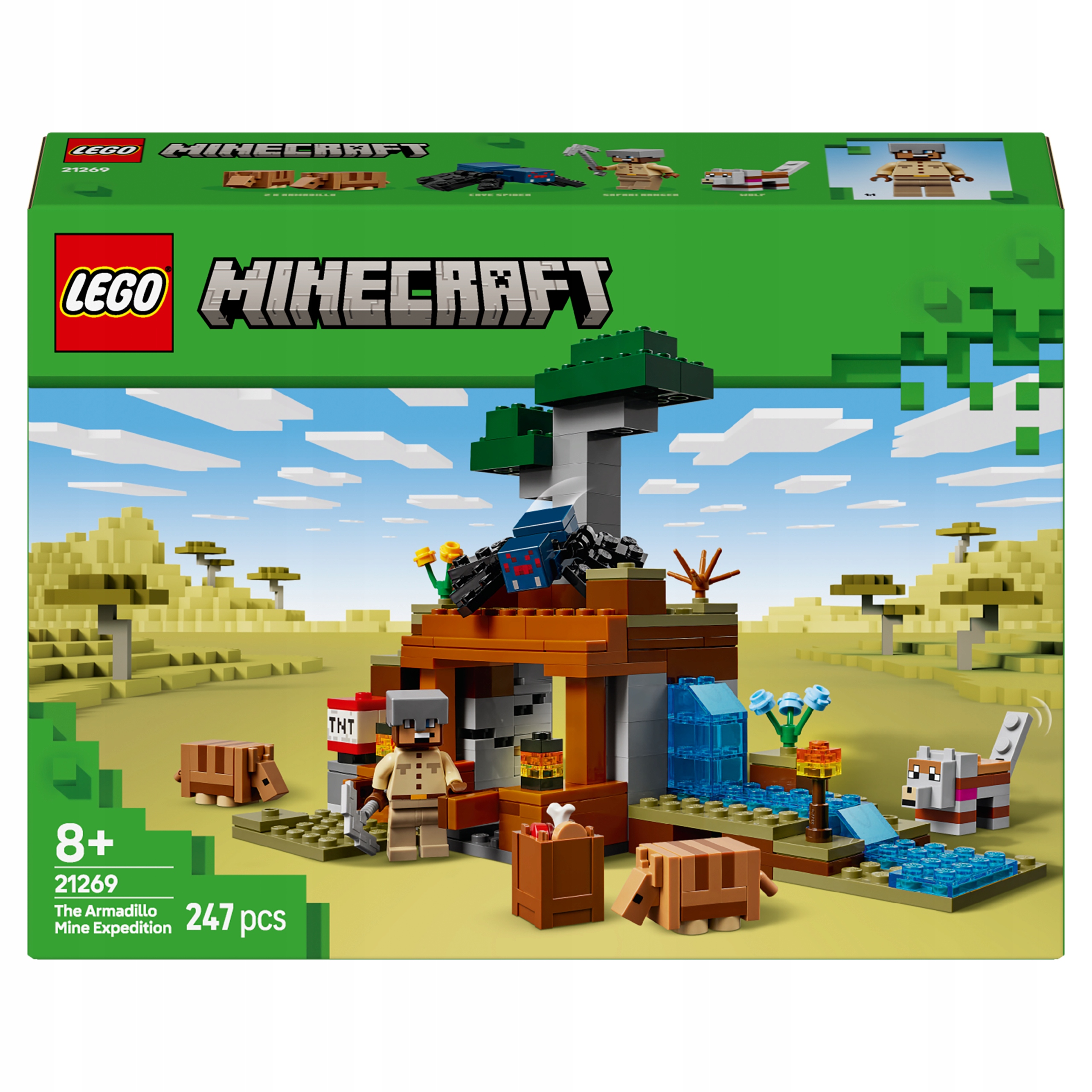 LEGO Minecraft экспедиция на линкорную шахту 21269