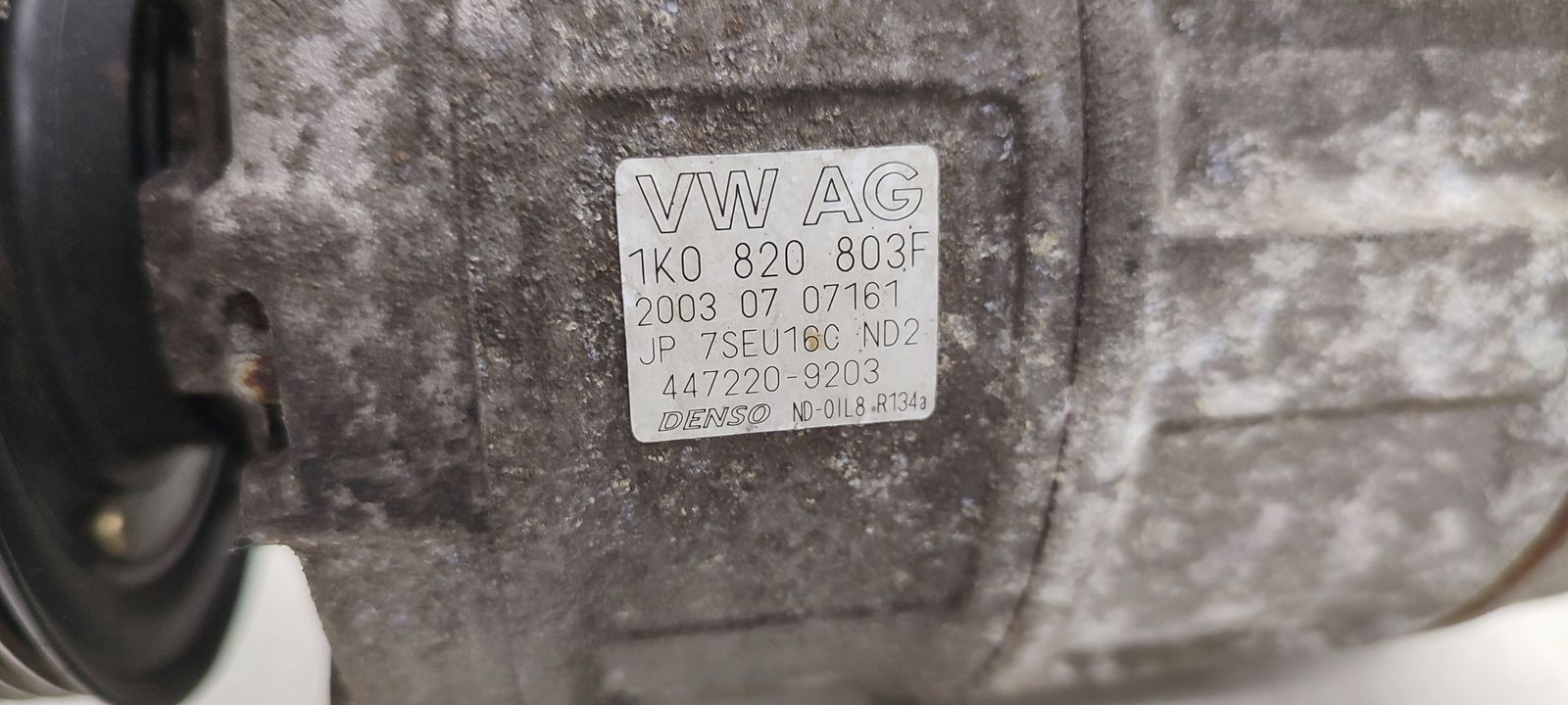 compressor of the air conditioning compressor; Audi A3 8P 1,6 MPI