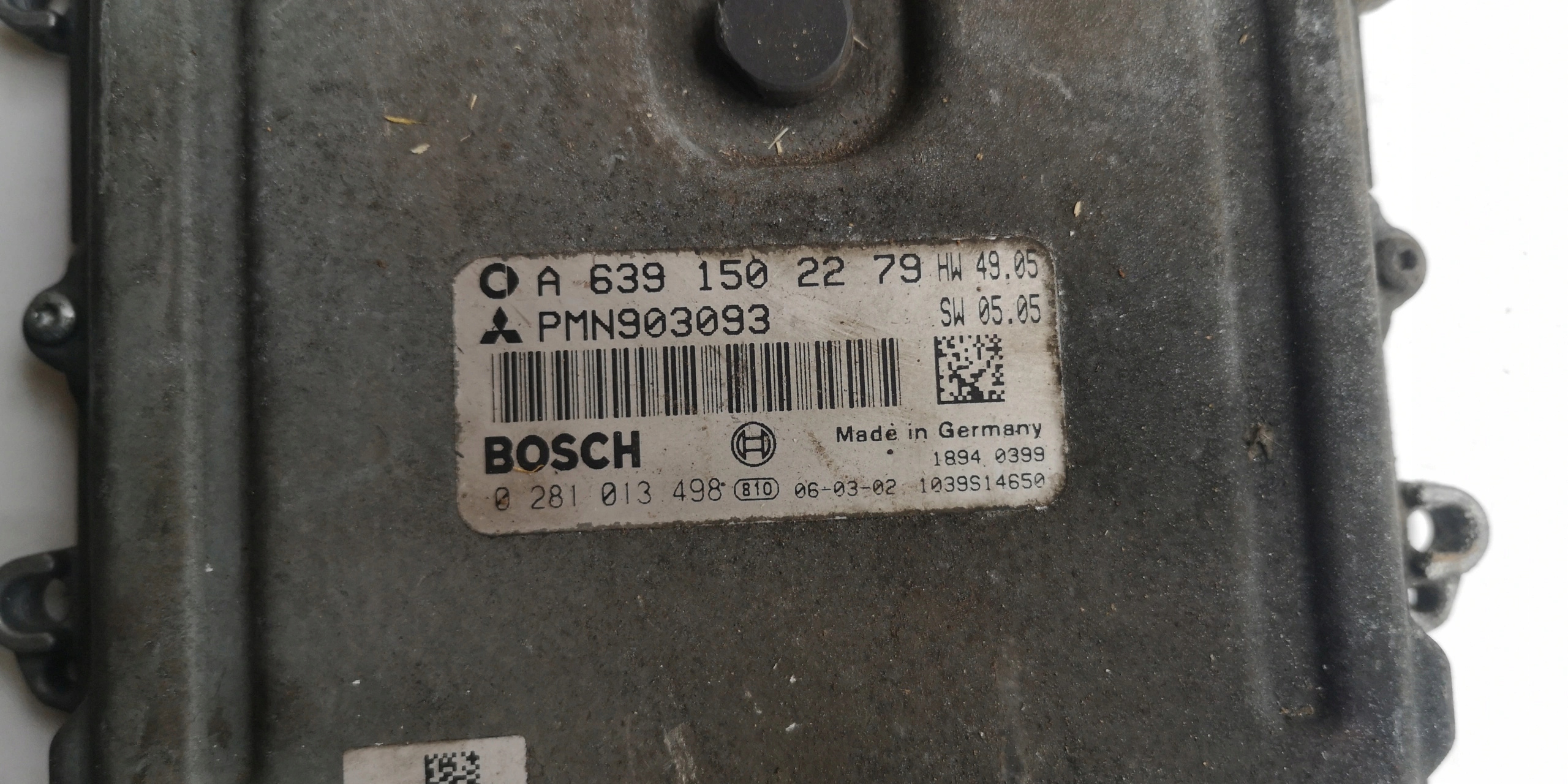 MITSUBISHI COLT FORFOUR a6391502279 PMN903093 KOMP