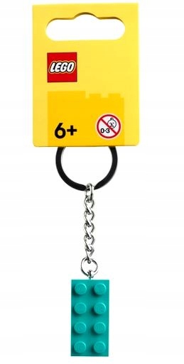 Lego 854303 Breloczek 2x4 z turkusowym klockiem 1 szt Nowe