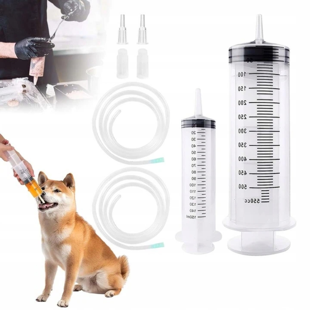 Velká stříkačka 150+550 ml s hadičkou pro odsávání výměn tekutého oleje