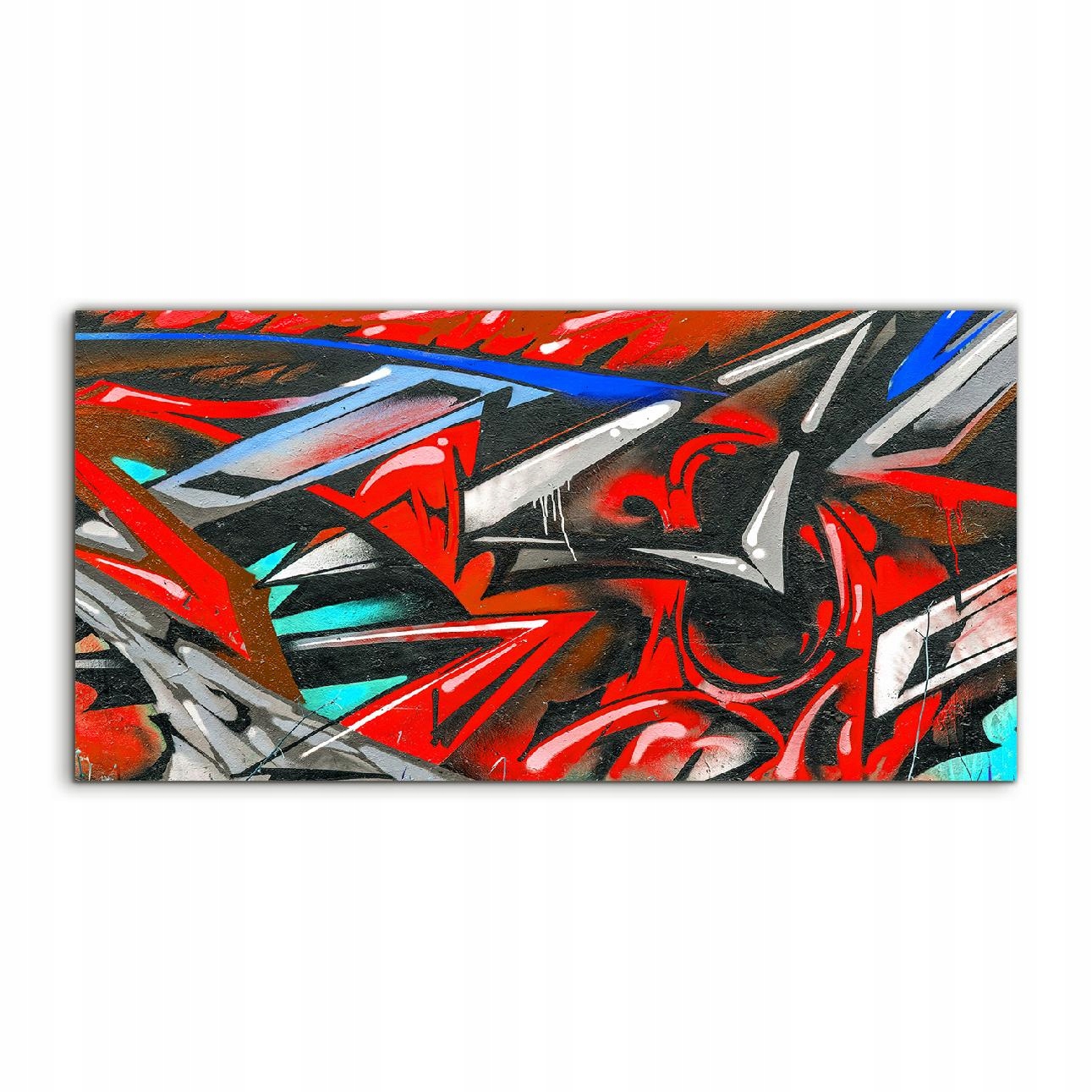 Akrylový obraz 140x70 s grafikou Ulica Graffiti Umenie