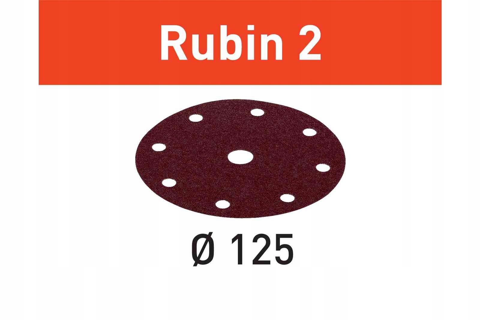 Disky RUBIN2 Stf D125/8 P220 RU2/50