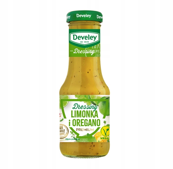 Dressing Limetka Oregano na šalát Develey 200 ml