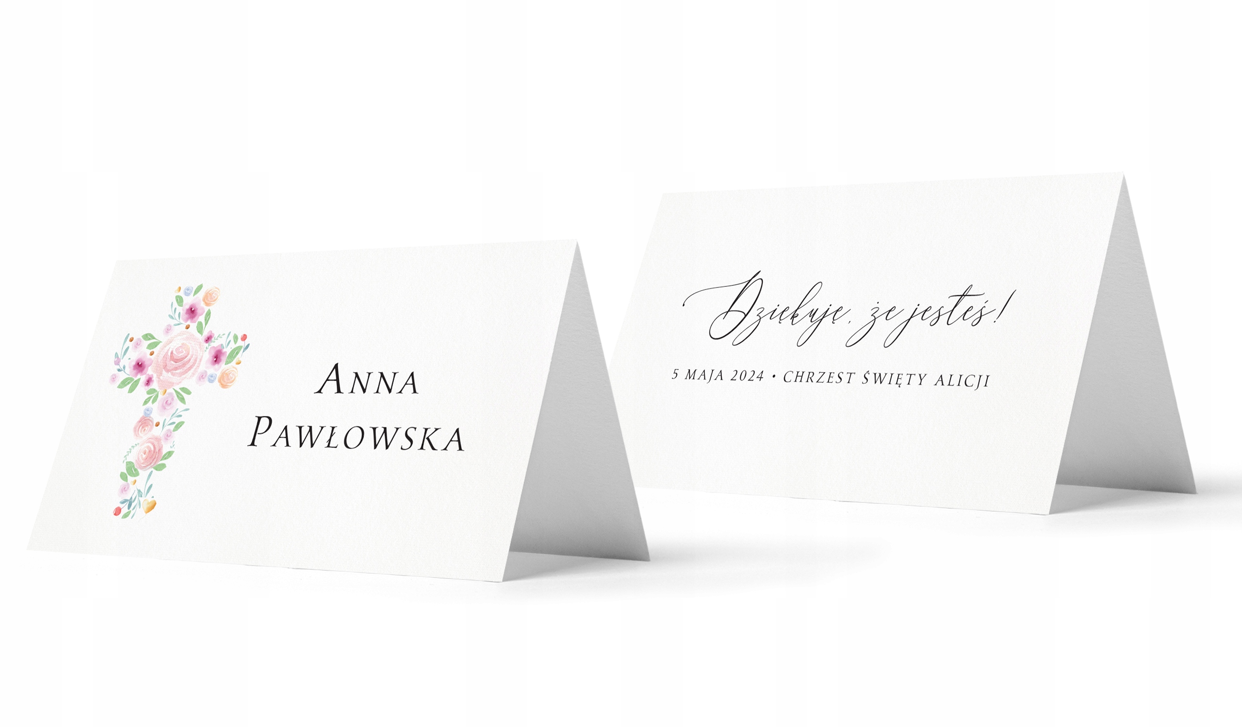 Winietki na Chrzest Święty, 10szt, Dla Dziewczynki Rodzaj chrzest