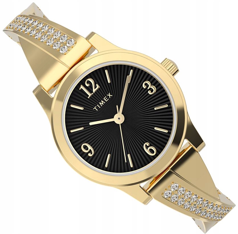 Dámské Bižuterní Hodinky Timex TW2Y39200, Roztahovatelné, S Krystaly