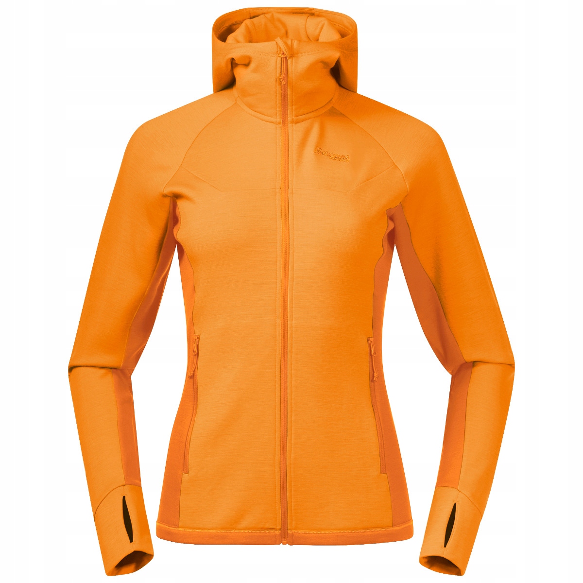 Bluza wełniana (Merino) damska Bergans Cecilie Wool Hood Lush Yellow L