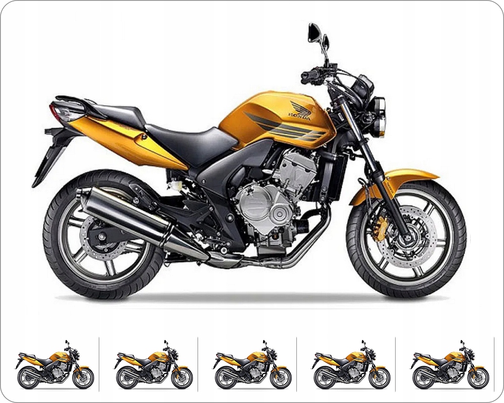 Samolepky Na Motocykl Juula Pro Honda Cbf 600 N 2007-2009 Žluté Y200