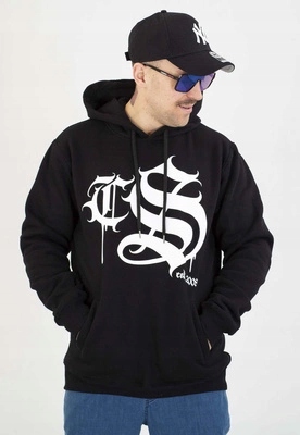 Mikina Tmavé pásmo S Kapucí Cs Chicano černá
