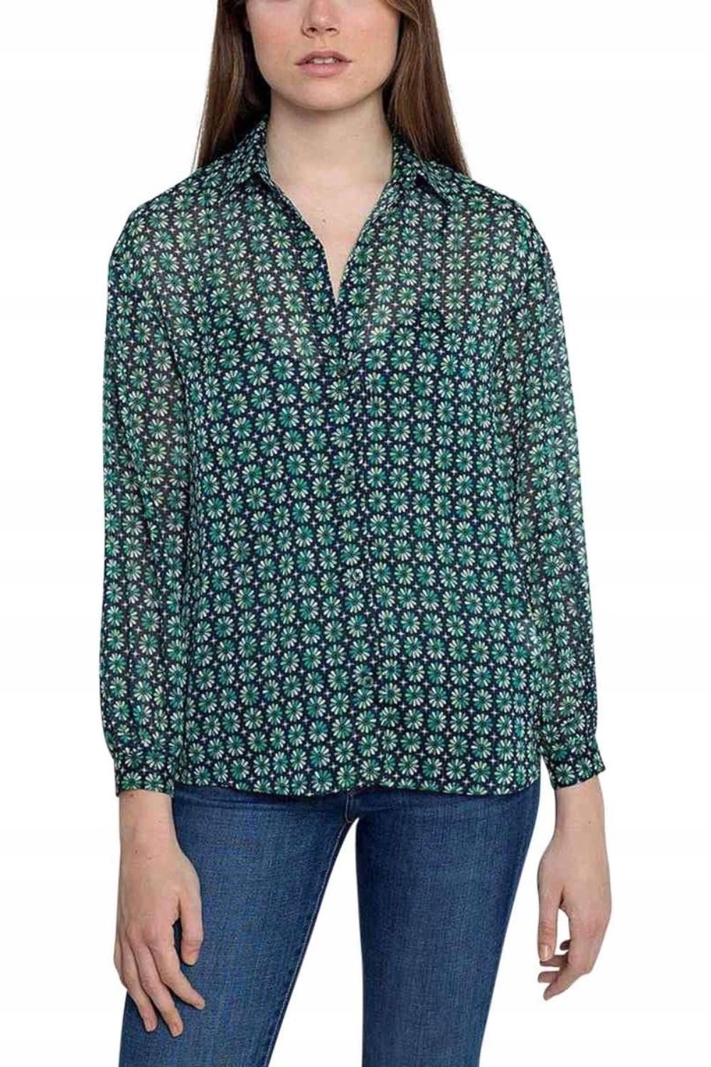 Košile Pepe Jeans Antonella dámská tenká dámská s květinami vel. Xs