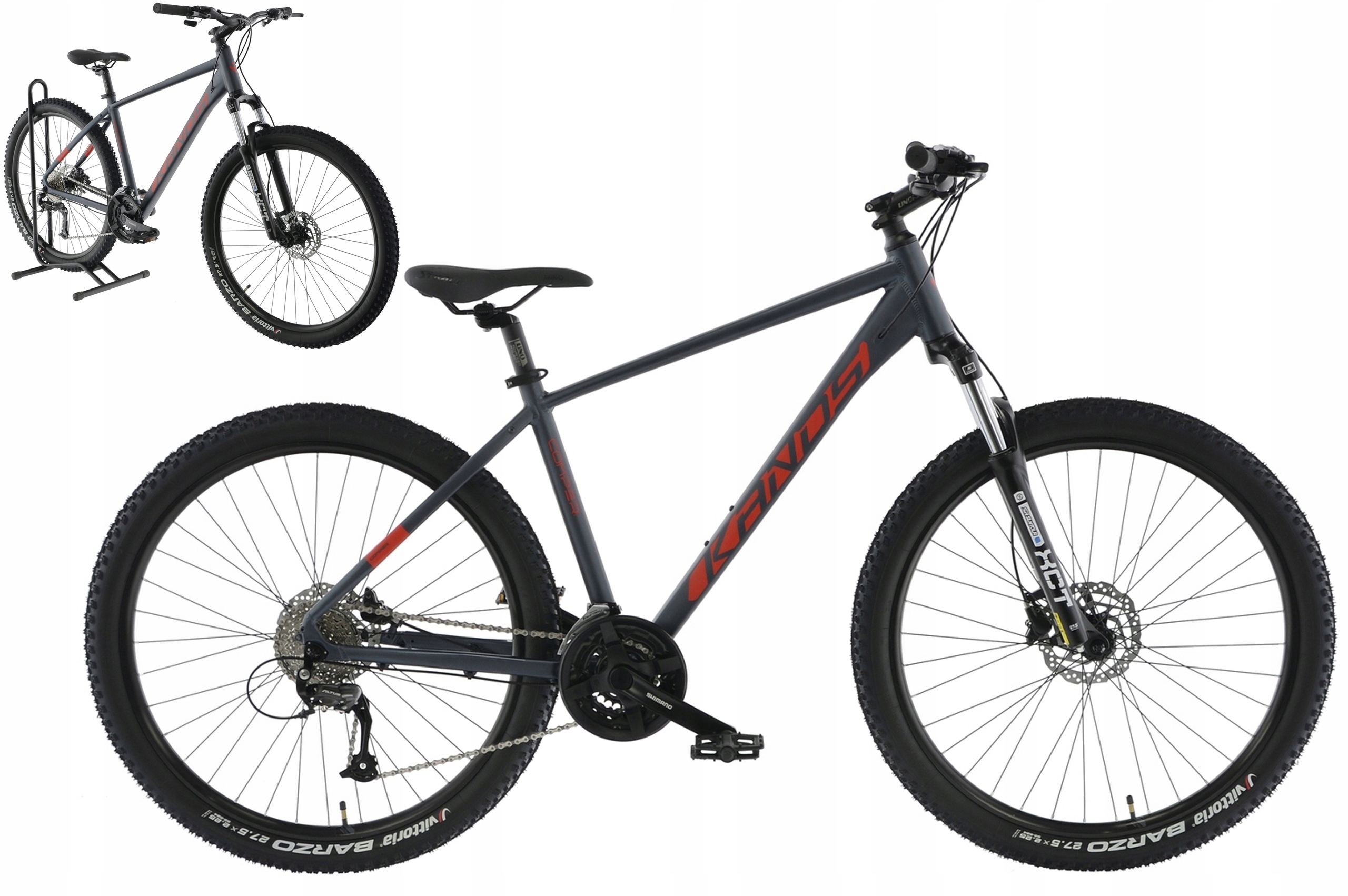 Rower Mtb 27,5 Kands Comp-er rama 18" grafitowy R24