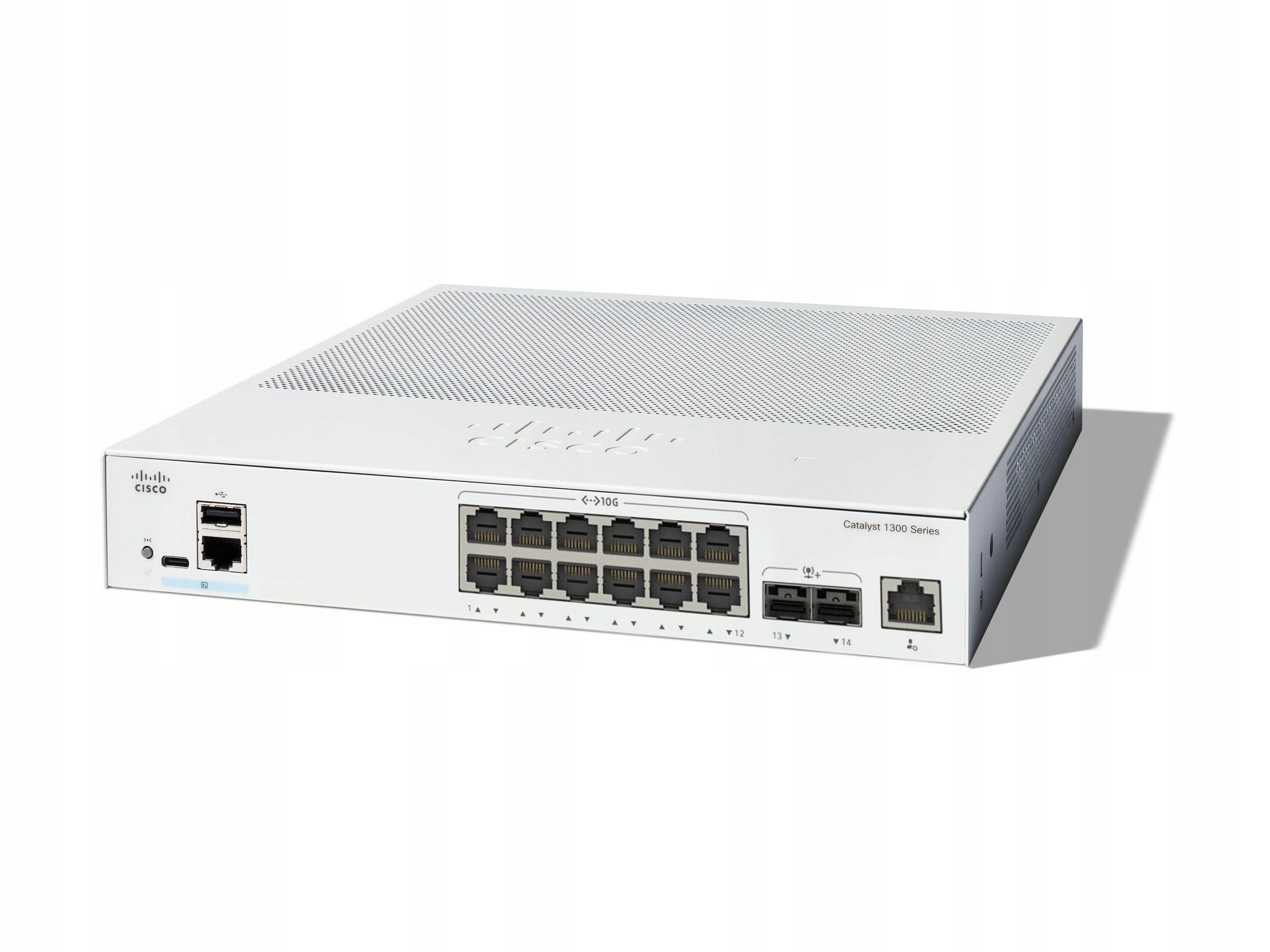 Cisco Catalyst 1300 12-Port Switch 10 x 10GE RJ45 2 x 10GE Sfp+ Uplinks