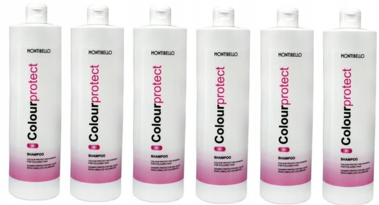 Montibello Colour Protect Šampon pro barvené vlasy 1000 ml – 6 ks