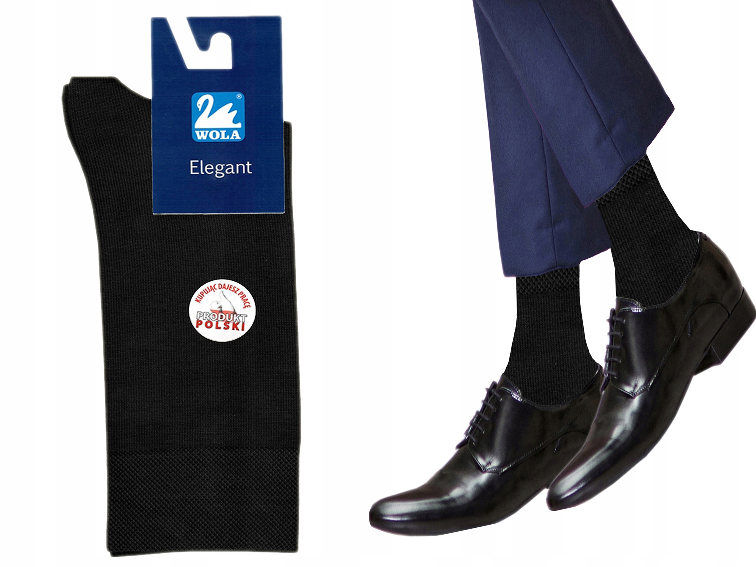 

Wola skarpetki garniturowe Elegant black G95 39-41