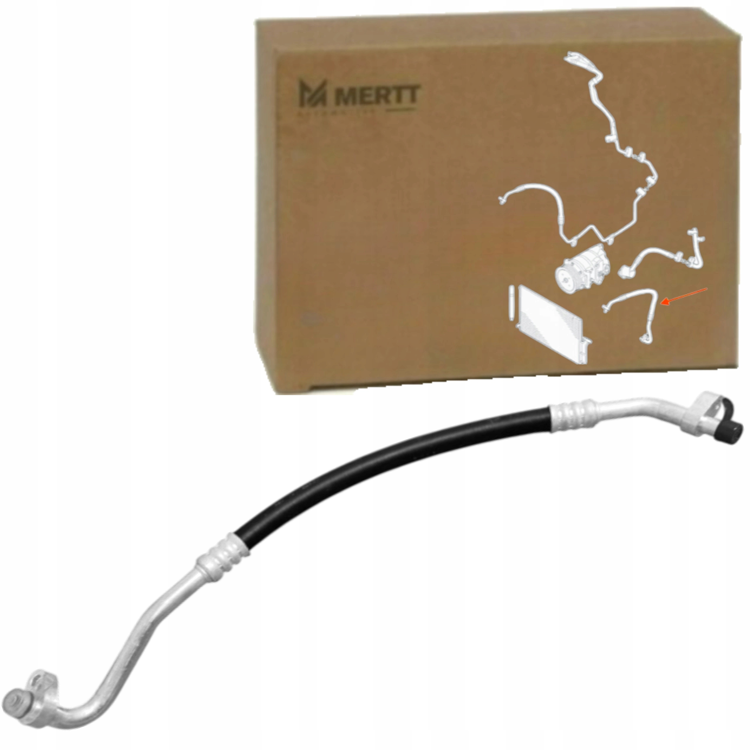 Kabel klimatizace pro Volkswagen Crafter 2006-2017 Sprinter 2E0820721