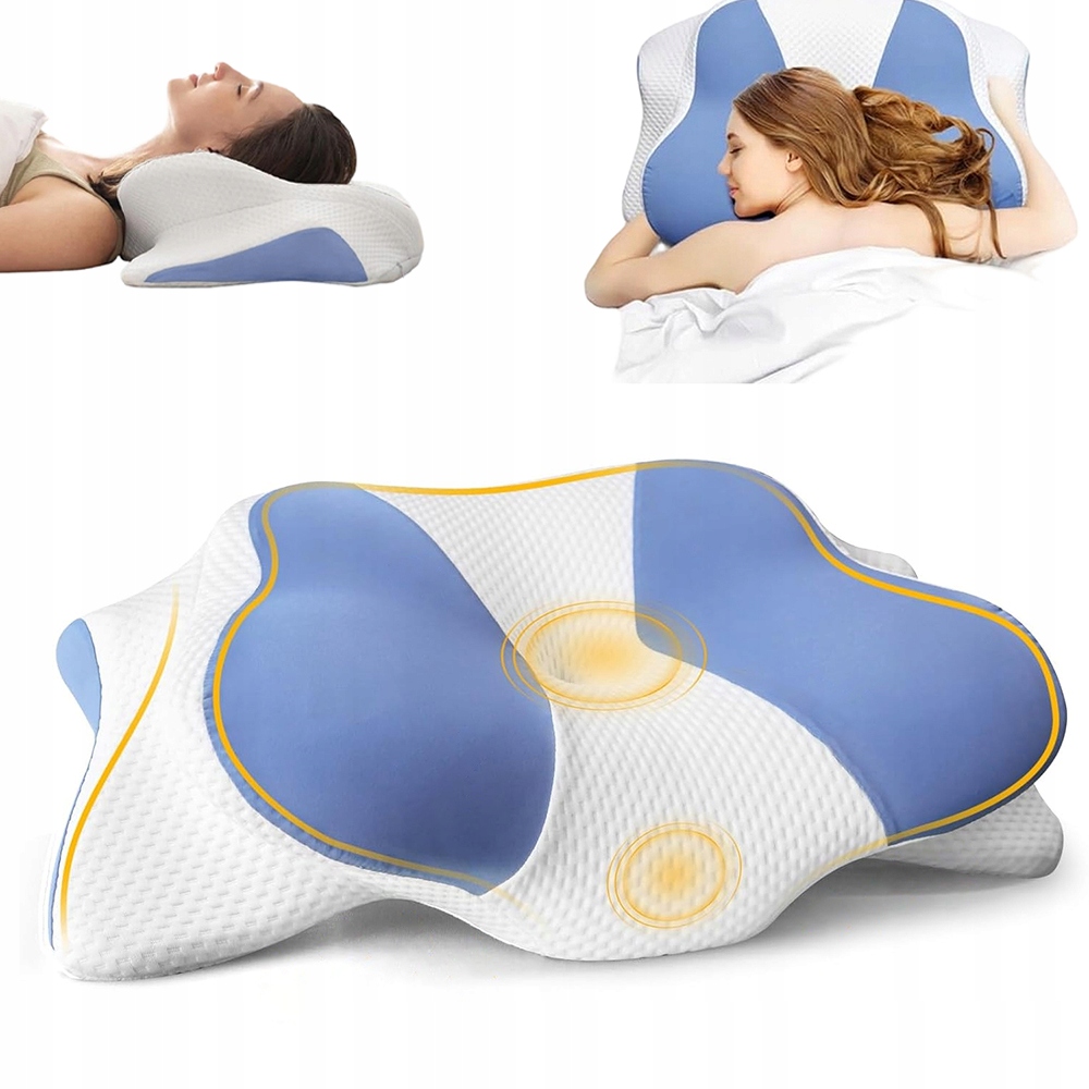 Poduszka Ortopedyczna Do Spania Na Brzuchu Plecach Boku Profilowana Pamięć