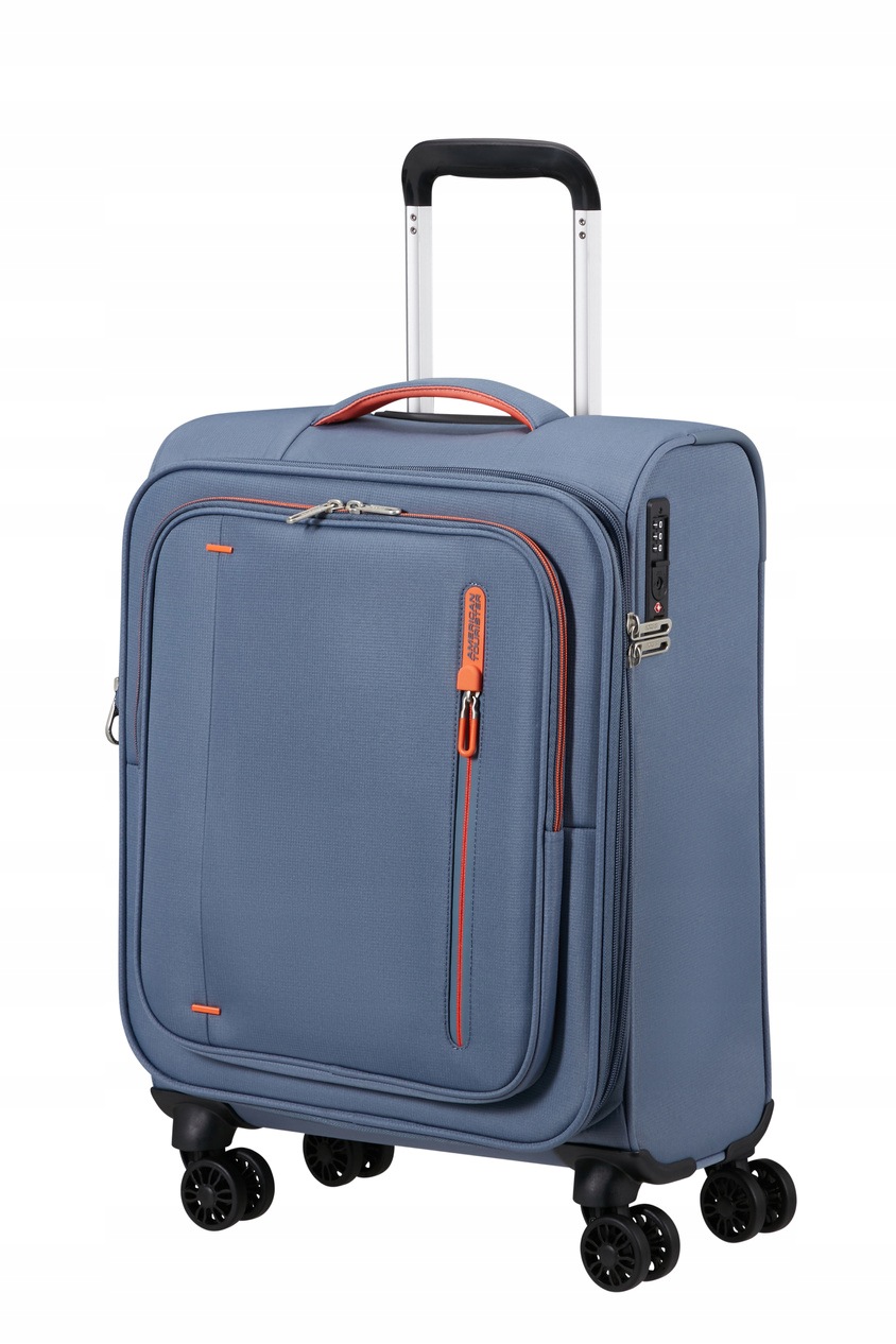 Kabinový kufr 55 cm zvětšovací American Tourister Cloudrider šedý