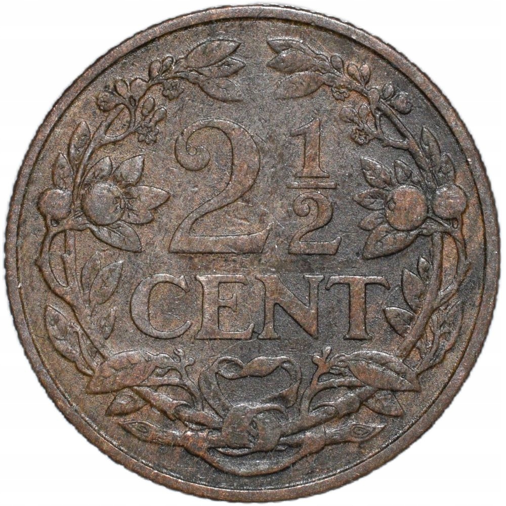 Holandia 2 1/2 centa 1913 - 1941