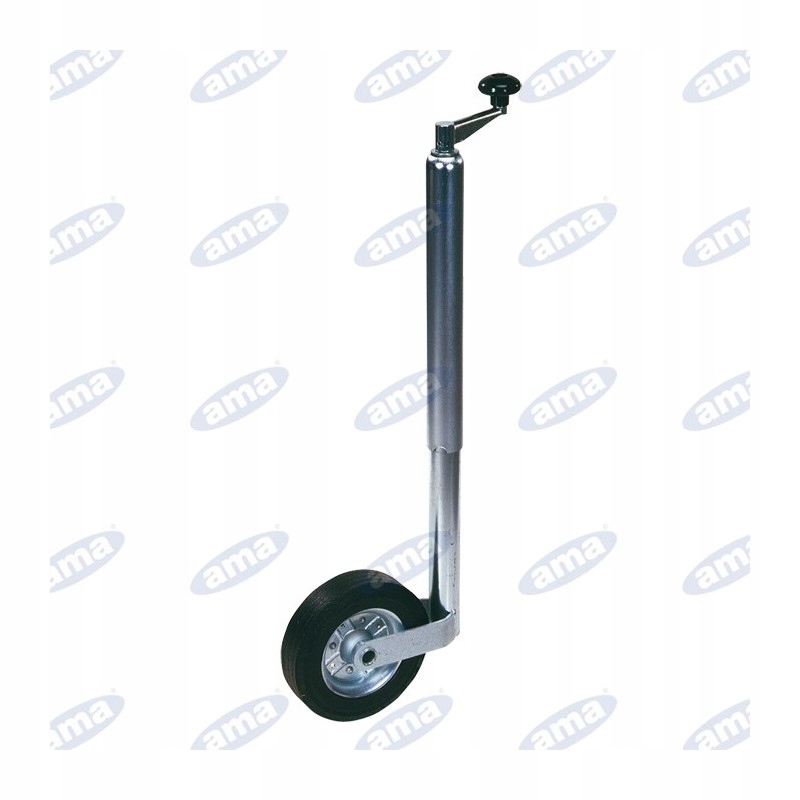 Podpěrná patka s kolem 200 mm, průměrem nohy 48 mm a délkou 575 mm, FC242