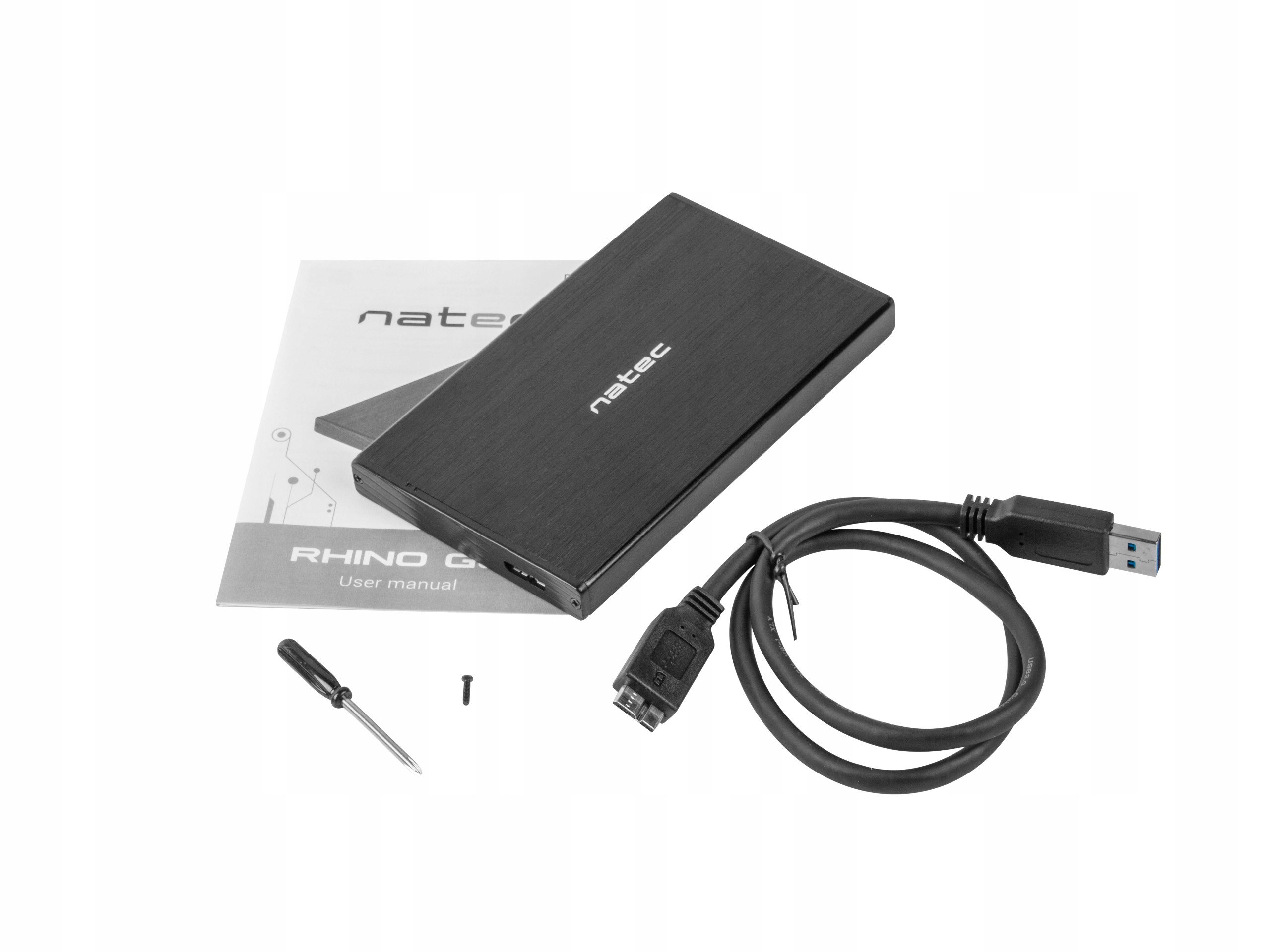 

Obudowa dysku 2,5 Hdd Sata Natec Rhino Go Usb 3.0