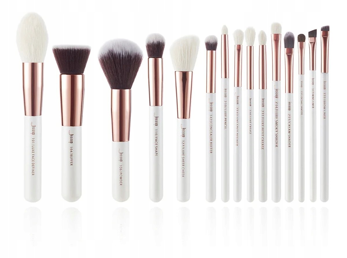 Jessup Individual Makeup Brush Set Sada štětců na líčení t220 15 ks