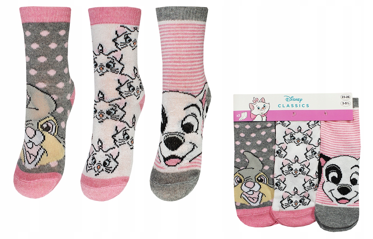 

Animals Disney Skarpetki Dla Dziecka 3-PAK 27/30