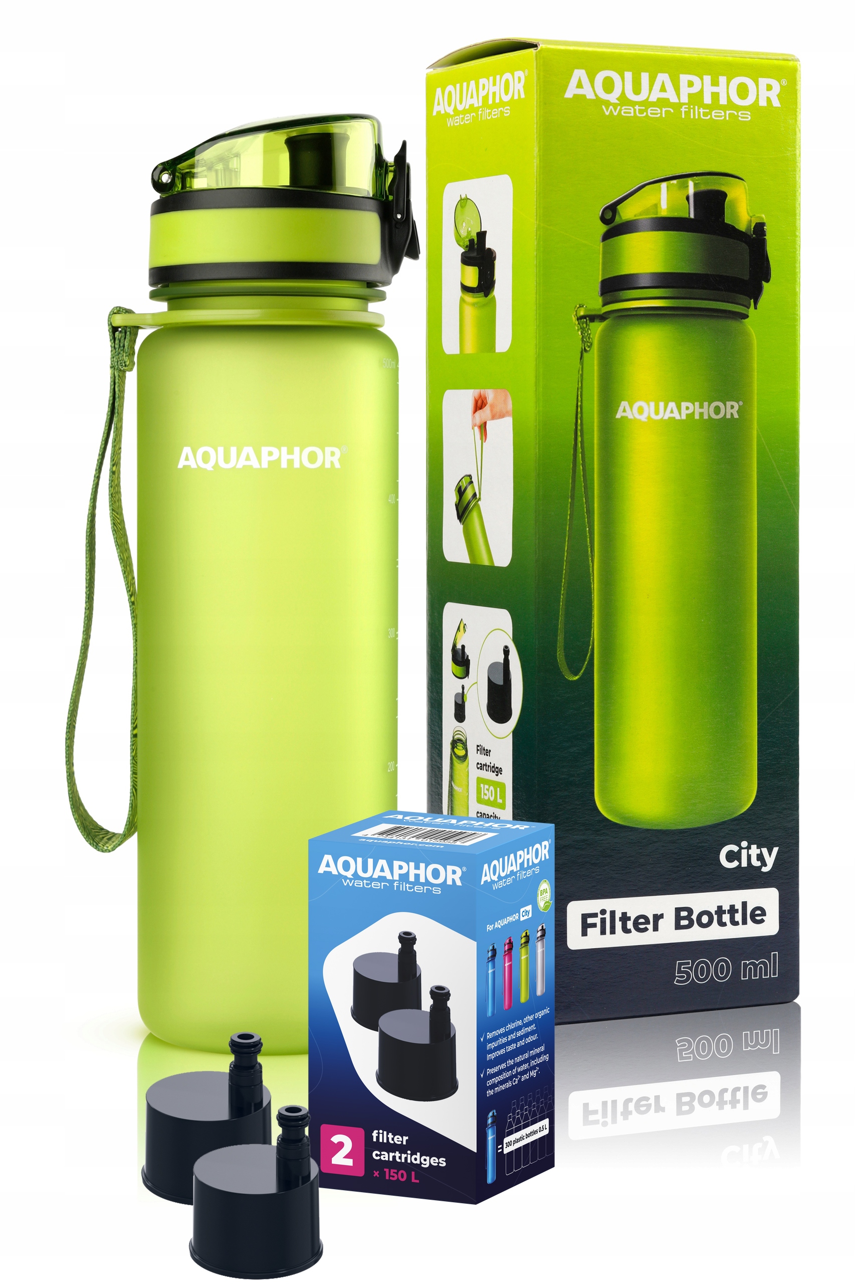 

Butelka Filtrująca Bidon Aquaphor 0.5 L 3 Filtry