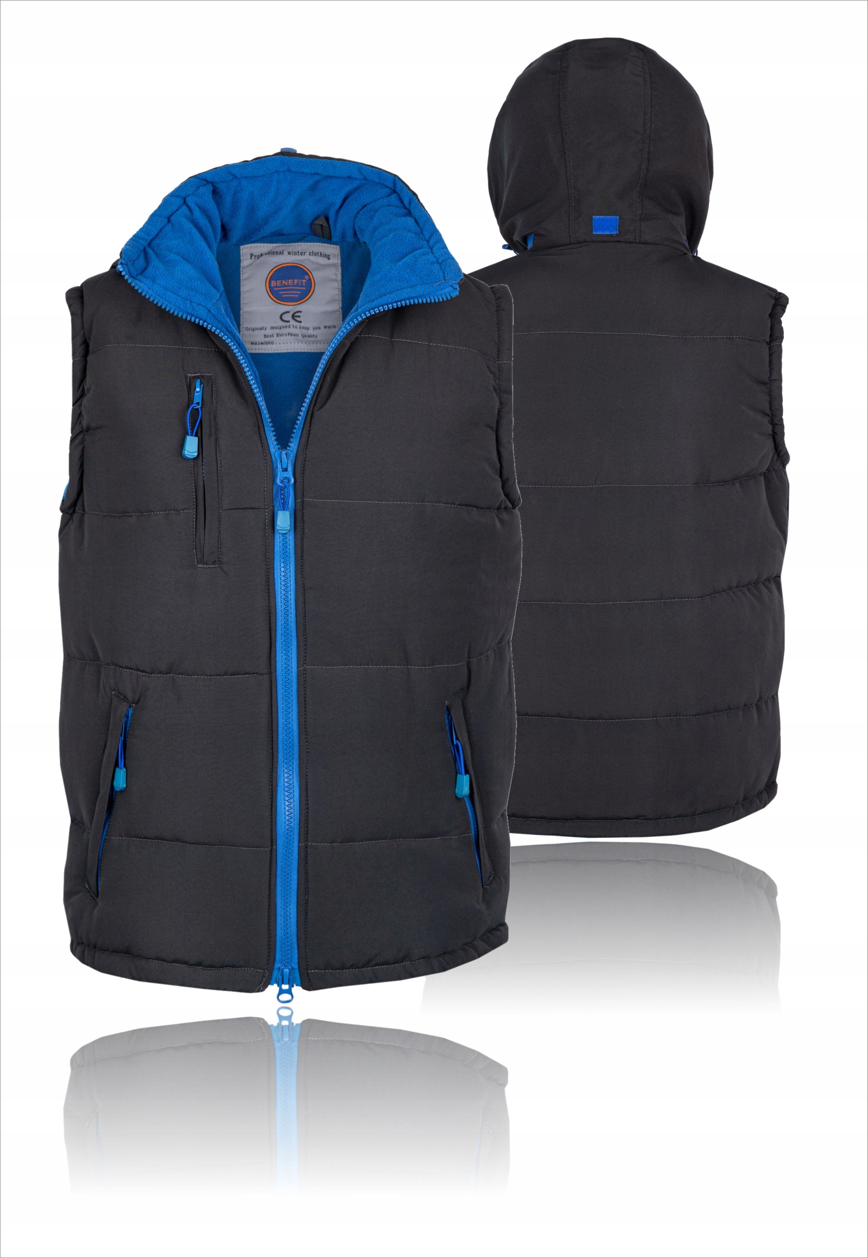 Kamizelka męska ocieplacz bezrękawnik ciepła 3XL