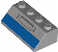 

Lego 3037pb062 Skos Star Wars szary jasn Nowy (2g)