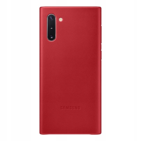 Pouzdro Pro Samsung Galaxy Note 10 N970 Červené Kožené Pouzdro