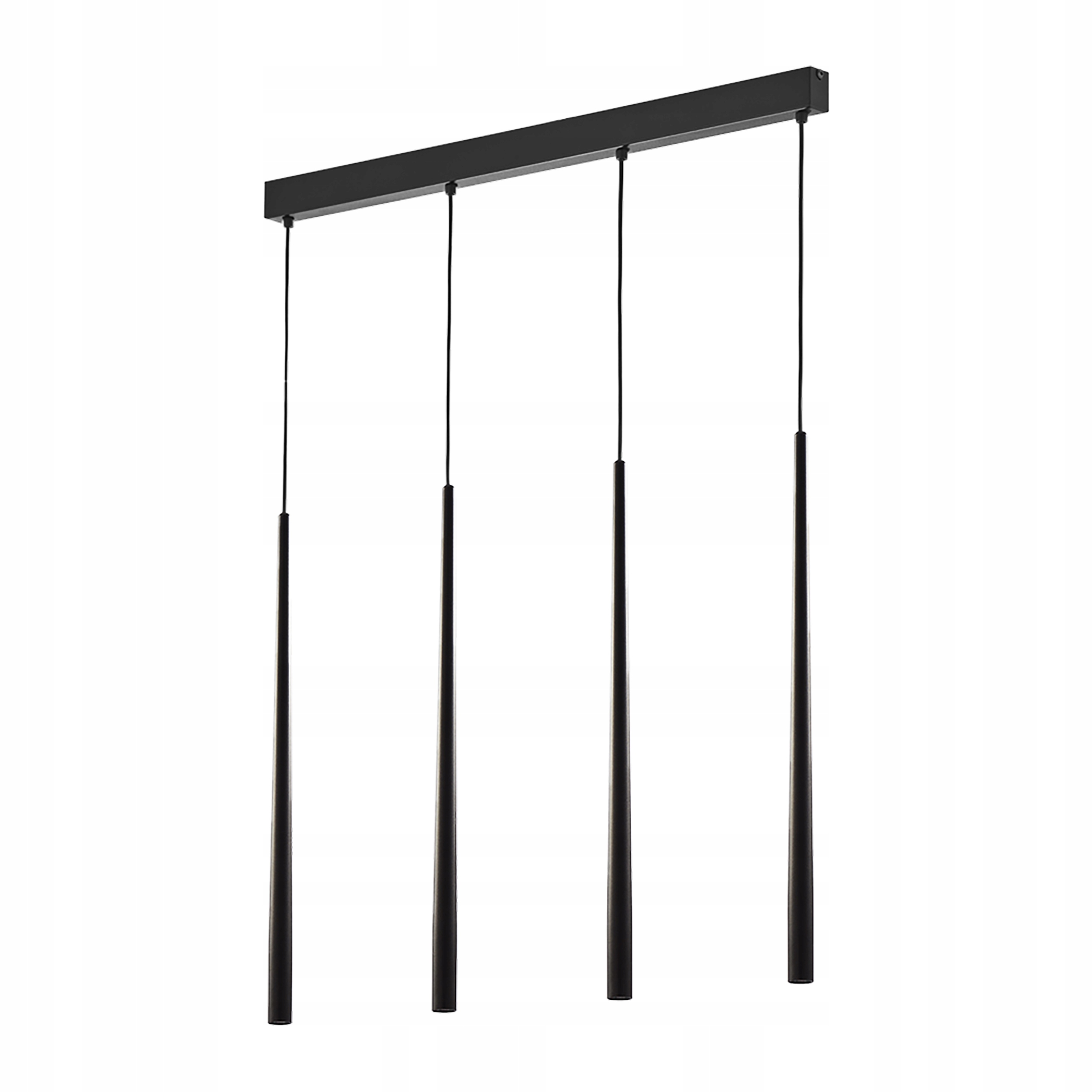 Závesná lampa Tabung 4P max. 6W G9 čierna