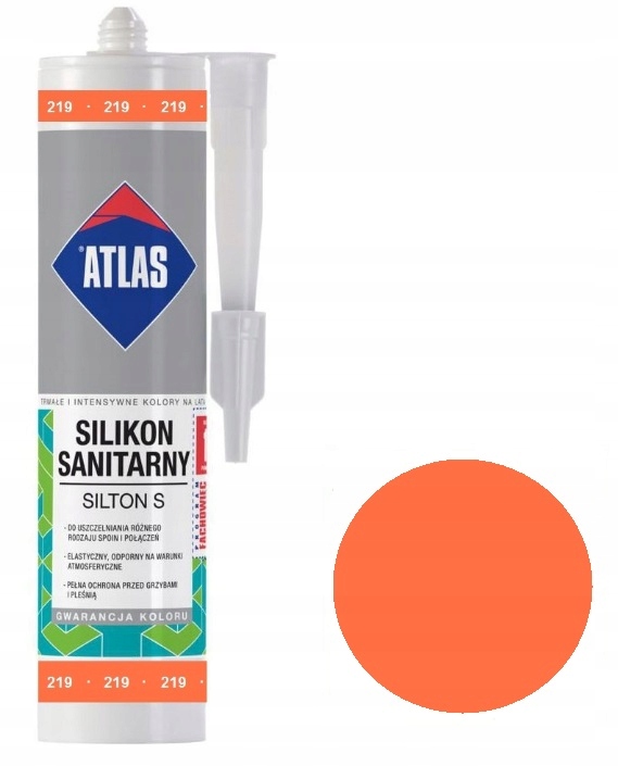 

Atlas Silikon Silton S 280ml 219 Pomarańczowy