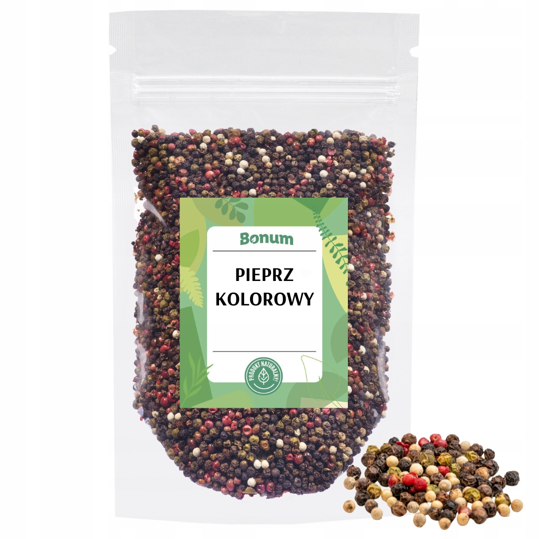 Pepř Barvené Aromatické zrno Přírodní čerstvé 1kg Bonum