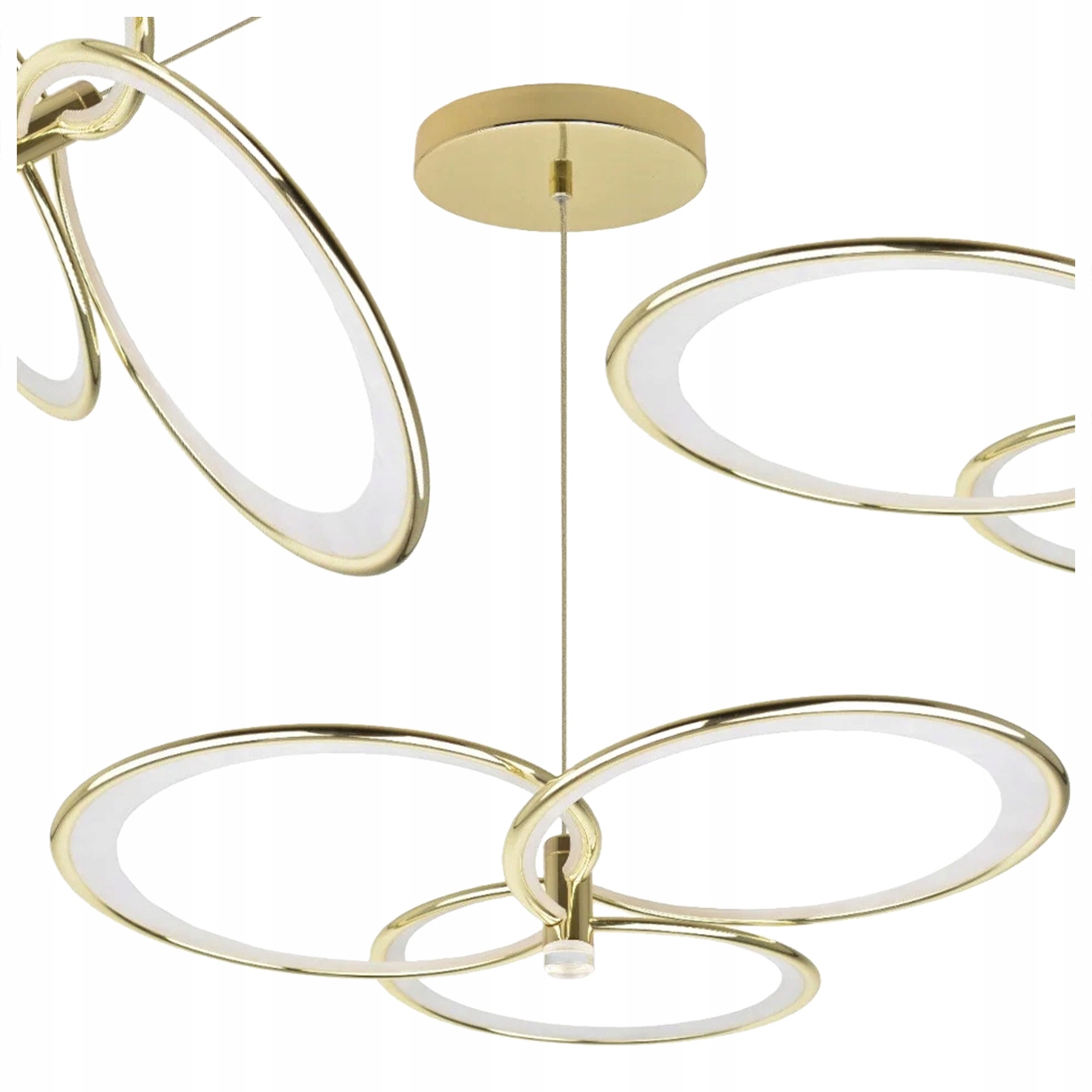 Závesná Led Lampa Azina 30W Zlatá 3 Krúžky Light Prestige