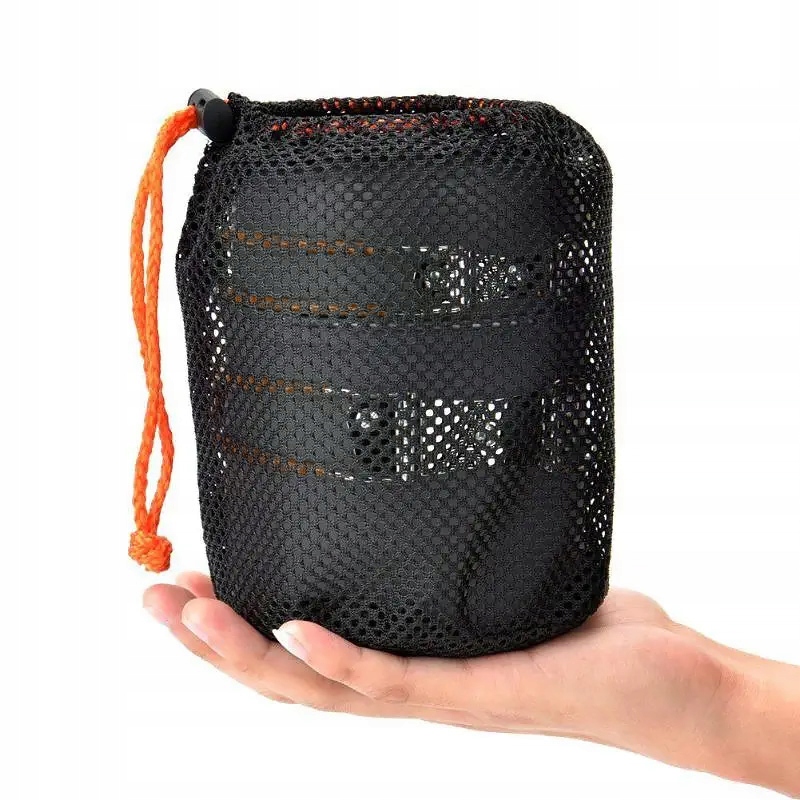 NACZYNIA TURYSTYCZNE ZESTAW GARNKÓW SZTUĆCÓW KEMPINGOWYCH DO GOTOWANIA Elementy zestawu garnek patelnia sztućce