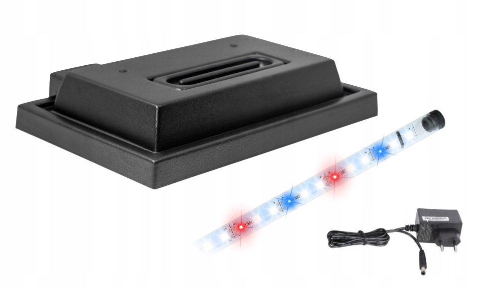 Levně Kryt do akvária 60x30 černý Led osvětlení Spectrum 5630