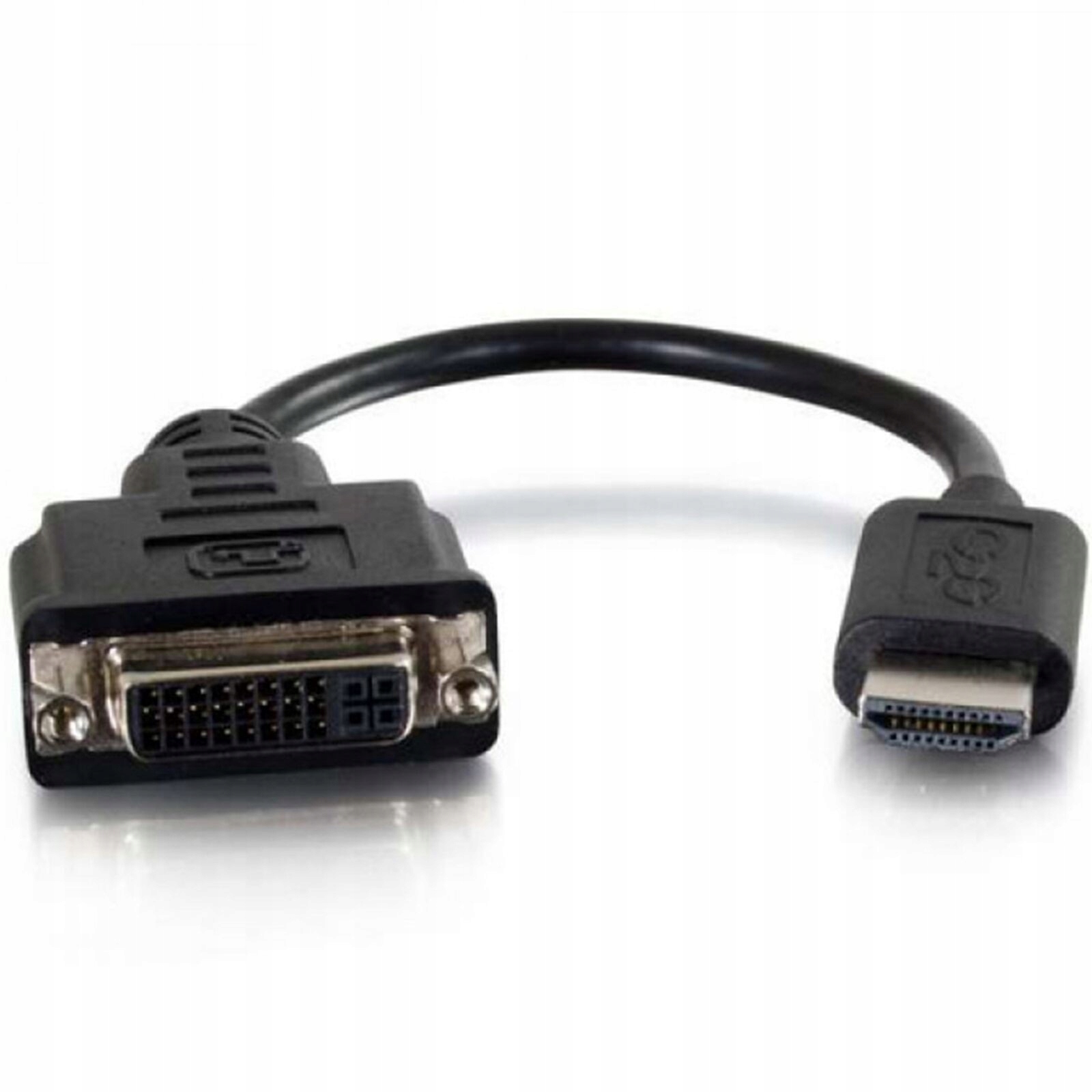Adapter HDMI DVI Konwerter FullHD Monitor Projektor Multimedialny RZUTNIK