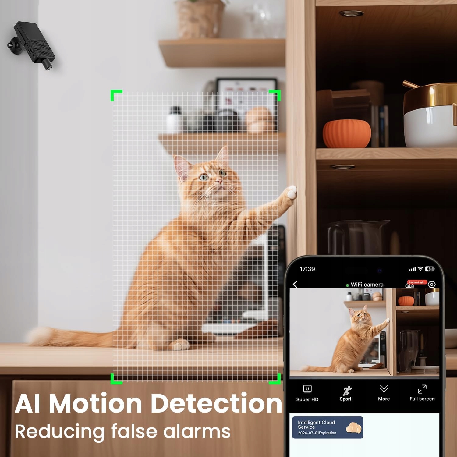 Mini ostentární kamera LN02 4K Uhd (3840 x 2160), Hd (1280 x 720)