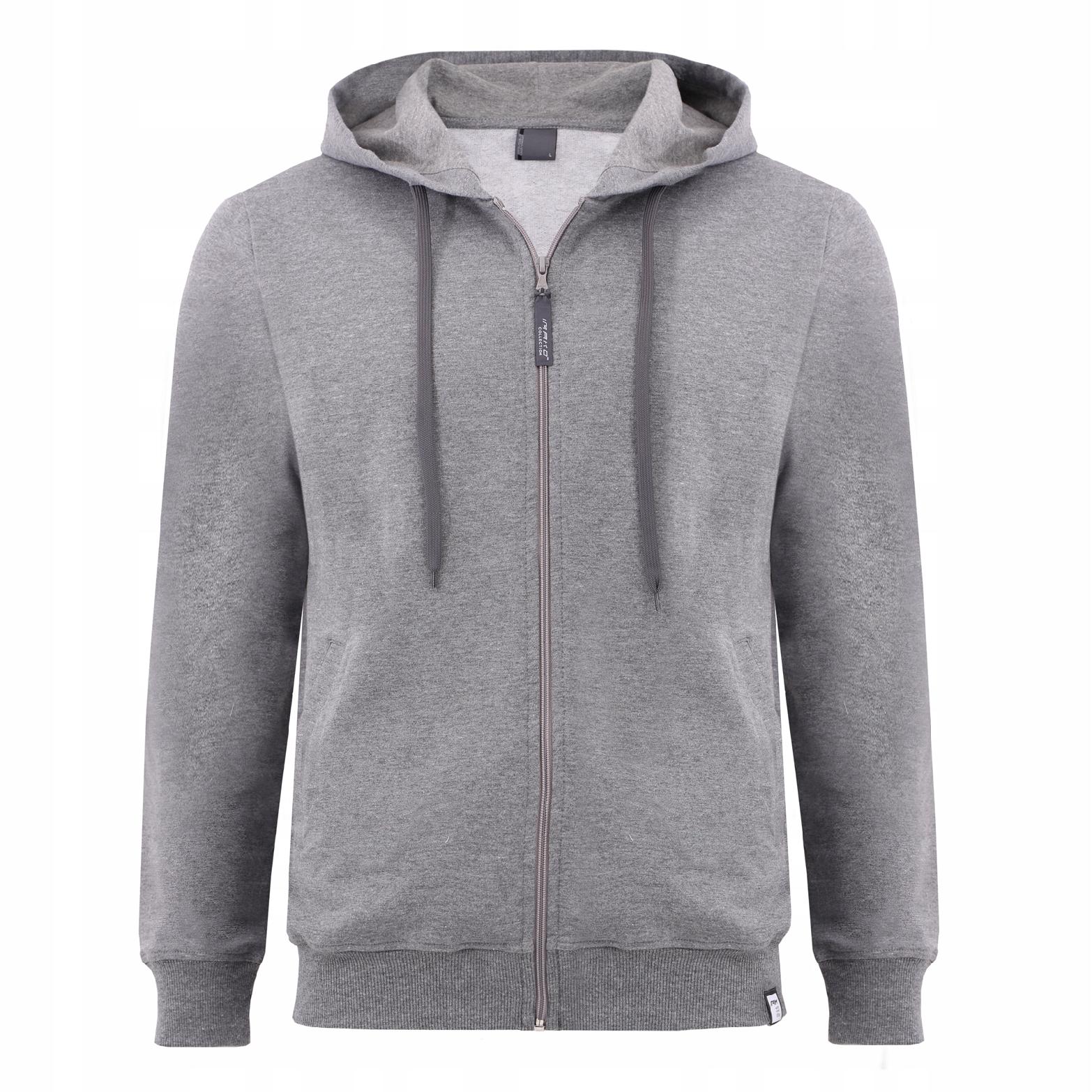 Pánská bavlněná Mikina Arkiel Šedá 3XL