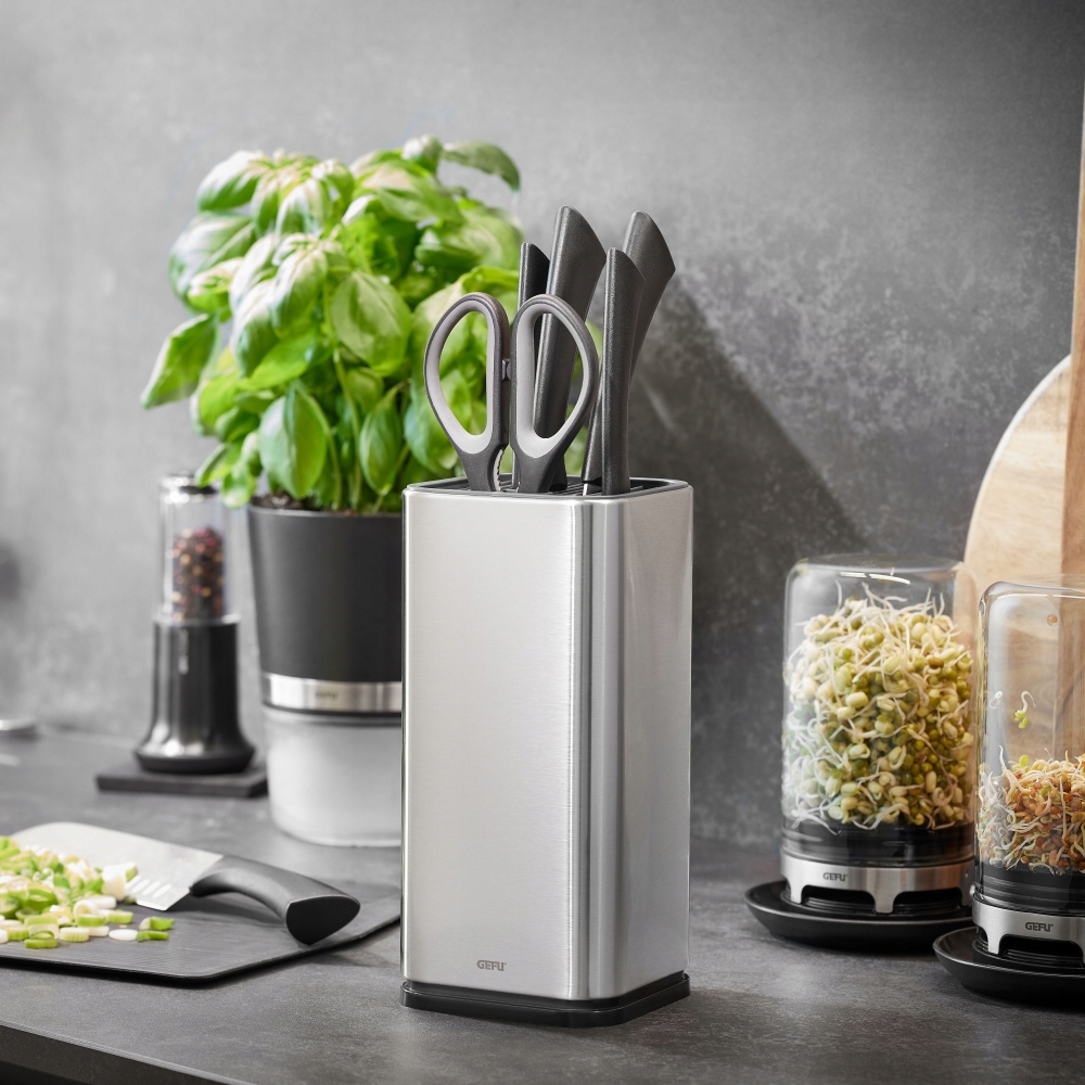 BLOK STOJAK NA NOŻE do noży pojemnik GEFU Insiem Marka Gefu