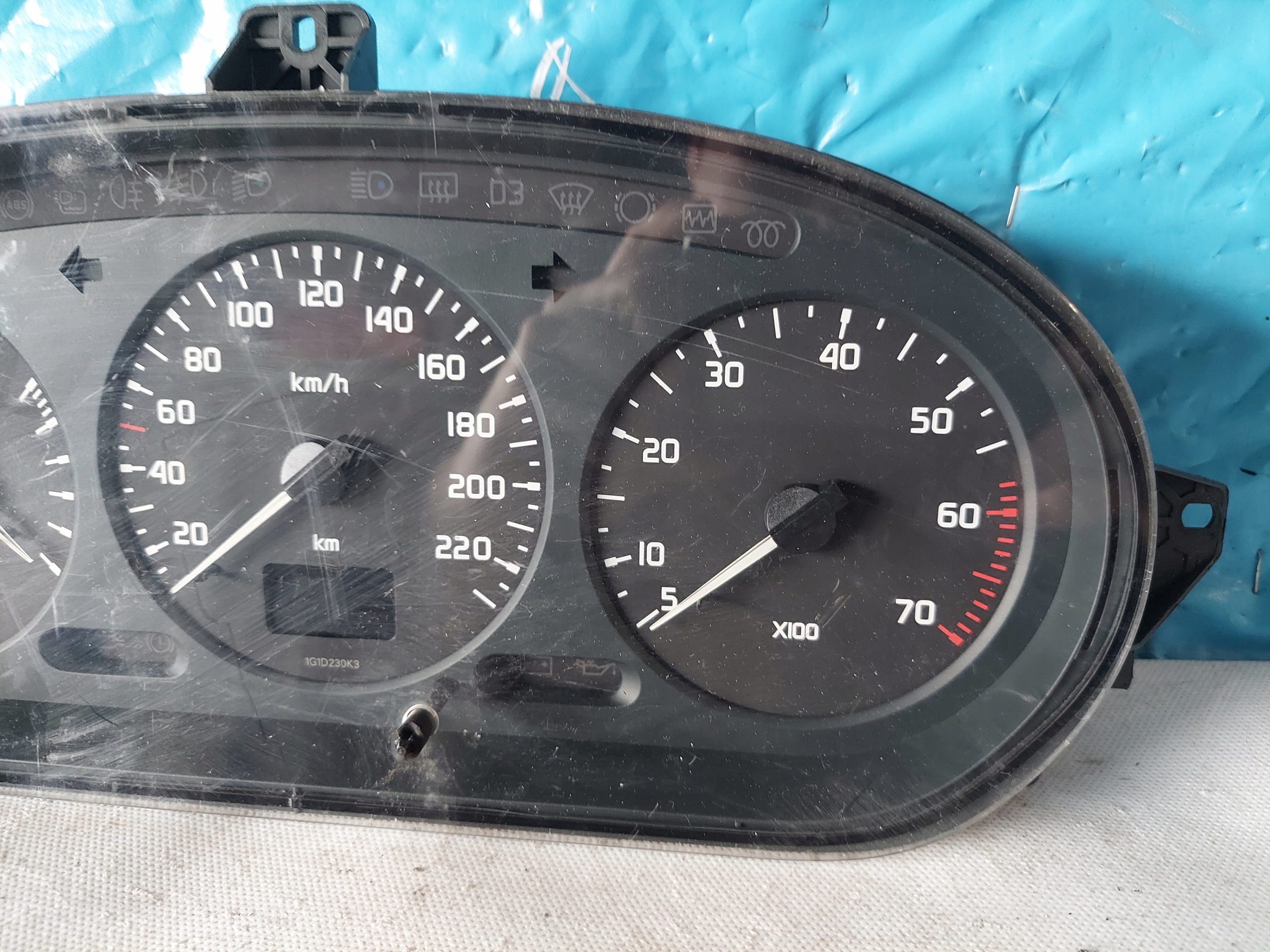 dials clock MEGANE and 1.6 B 7700847782