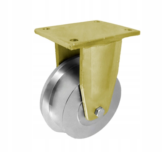 Přírubové kolečko d=125 mm, pásové na kolejnice, N-kolejnice: 800 kg