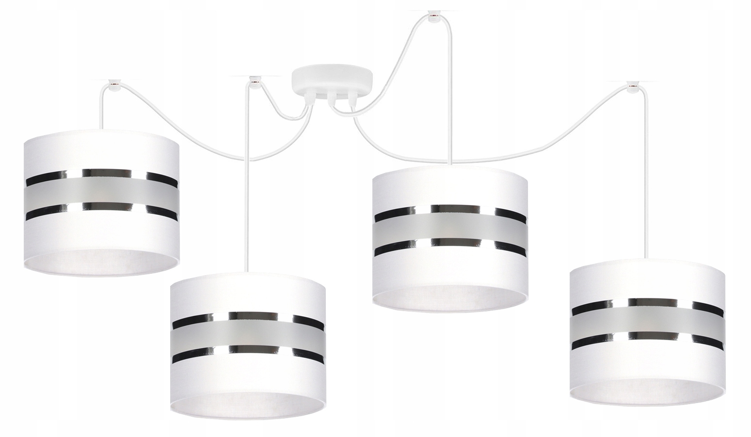 Závěsná Lampa Lustr Pavouk Stínidlo 4 Moderní