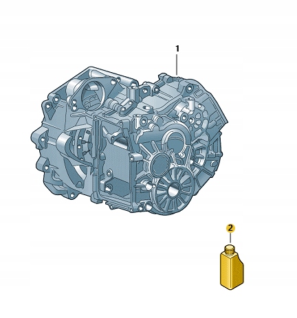 ASO VW ZESTAW OLEJÓW DO WYMIANY SKRZYNIA DSG DQ200 Numer katalogowy części G055512A2,G00400A2