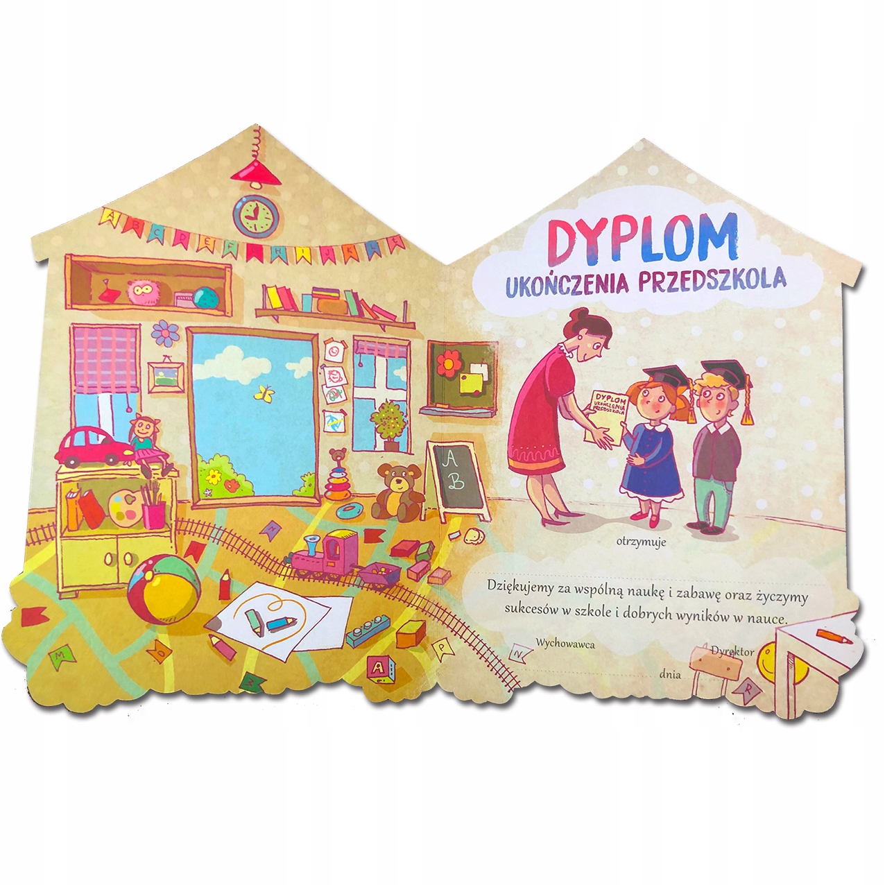 

Dyplom Ukończenia Przedszkola domek przedszkolaka