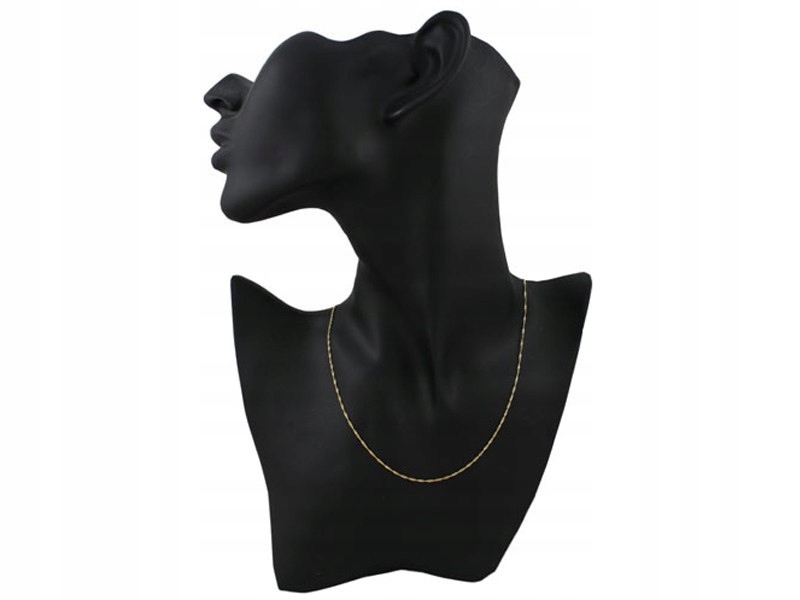 ZŁOTY KOMPLET KOMUNIA ŁAŃCUSZEK I MEDALIK 585 Chrzest Komunijny Próba złota 585