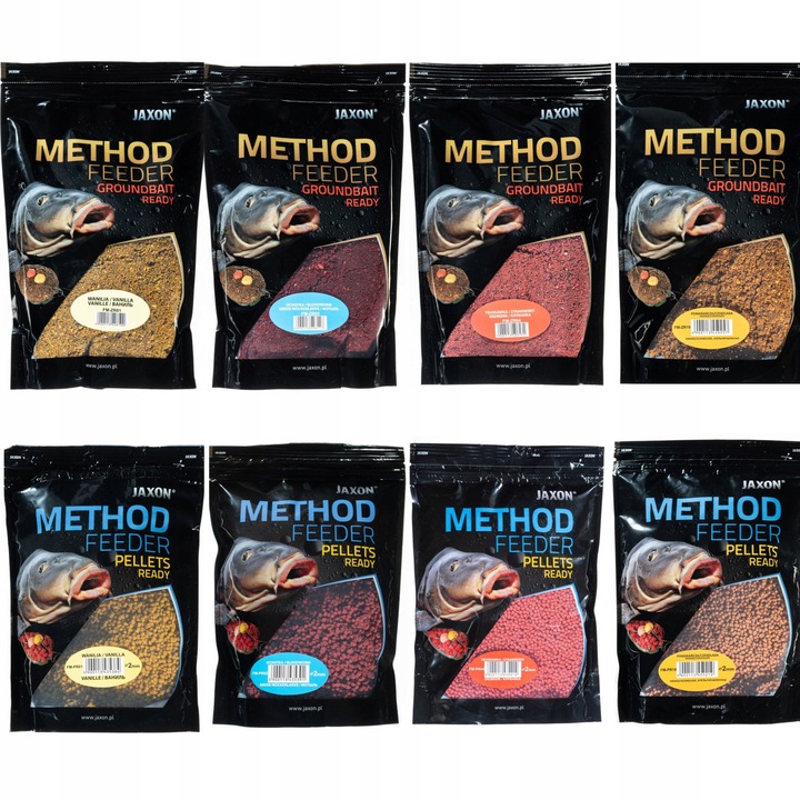 Method Feeder MIX ready 4x gotowa Zanęta 4x gotowy Pellet 2mm Jaxon